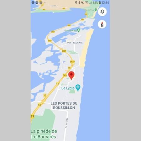 T2, Vue Sur Mer, Terrasse, Parking Prive Le Barcarès Exteriér fotografie